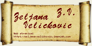 Željana Veličković vizit kartica
